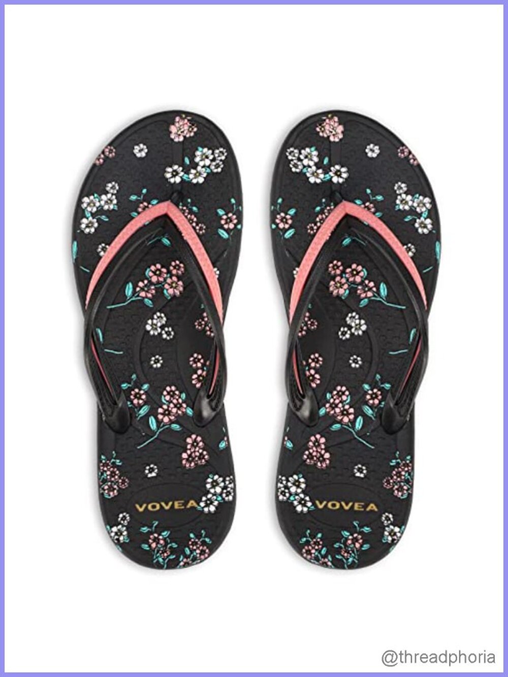 Women's Rubber Flip Flops Non-Slip Waterproof Cushion Foam Sandals